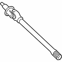 OEM 1989 Jeep Cherokee Axle Shaft Assembly - 4874302