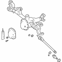 OEM 2002 Jeep Wrangler Axle-Service Front - 4864852AB