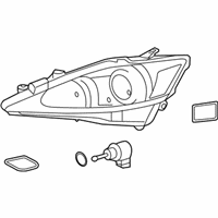 OEM Lexus IS250 Headlamp Unit With Gas, Right - 81145-53541