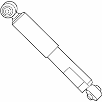OEM 2017 Lexus NX200t ABSORBER, Shock, Rear - 48541-78012