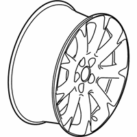 OEM 2012 Buick LaCrosse Wheel, Alloy - 22757211