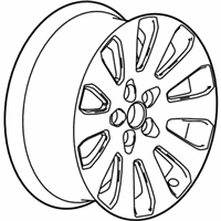 OEM 2011 Buick Regal Wheel Rim, 19 X 8.5 - 13354428