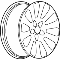 OEM 2014 Buick Regal Wheel, Alloy - 13351762