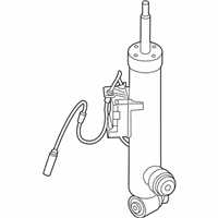 OEM 2015 BMW 535i GT Rear Left Shock Absorber - 37-12-6-796-943