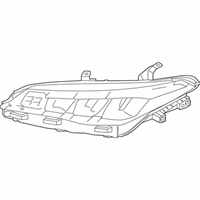 OEM 2019 Toyota Avalon Composite Headlamp - 81150-07210