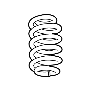 OEM Chevrolet Trailblazer Coil Spring - 42743545