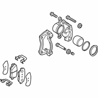 OEM 2018 Kia Soul Brake Assembly-Front , Lh - 58110B2200