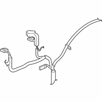 OEM 2010 Jeep Grand Cherokee Alternator And Battery Wiring - 5029964AF