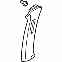 OEM 2003 Honda Odyssey Garnish Assy., L. Quarter Pillar *NH302L* (PALE QUARTZ) - 84181-S0X-A02ZB