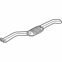 OEM 2002 BMW 325xi Exhaust Front Muffler - 18-10-7-504-168