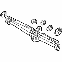 OEM 2006 BMW X3 Linkage Wiper System - 61-61-7-051-669