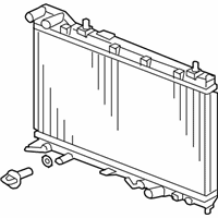 OEM 2008 Honda Fit Radiator (Toyo) - 19010-RME-A01