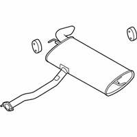 OEM Kia Main Muffler Assembly - 287003W750