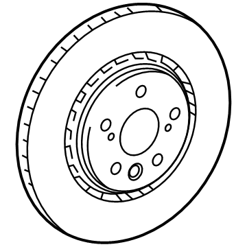 OEM Lexus NX450h+ DISC, FR - 43512-78020