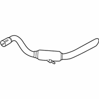 OEM 2009 Ford Explorer Sport Trac Tailpipe - 8A2Z-5A212-A