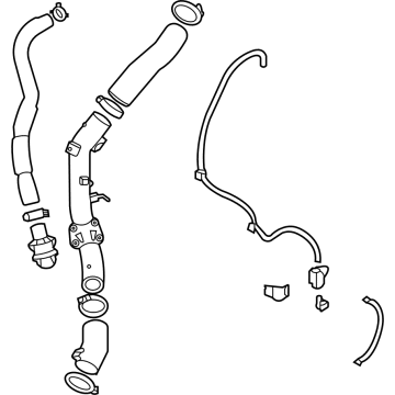 OEM Hyundai HOSE ASSY-I/C INLET - 28210-2M660