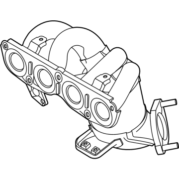 OEM 2022 Hyundai Elantra Manifold Assembly-Exhaust - 28510-2JCC0