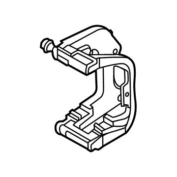 OEM 2020 BMW X6 CALLIPER CARRIER LEFT - 34-20-8-093-299