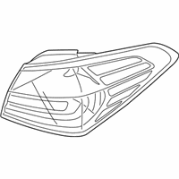 OEM Kia Forte Lens & Housing-Rear Combination Outside - 92420A7000