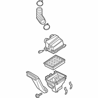 OEM 2021 Lincoln Nautilus Air Cleaner Assembly - K2GZ-9600-E