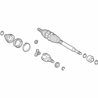 OEM Toyota Corolla Axle Assembly - 43410-02A30