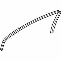 OEM Saturn Weatherstrip Asm-Rear Side Door Window Inner - 20856457