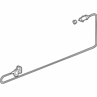 OEM 2002 Honda CR-V Cable, Fuel Lid Opener (Dark Saddle) - 74411-S9A-A01ZB