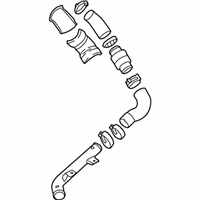 OEM 2019 Hyundai Sonata Pipe & Hose Assembly-Turbo Changer WATERFEED - 28250-2B710