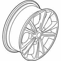 OEM Ford Escape Wheel, Alloy - GJ5Z-1007-E