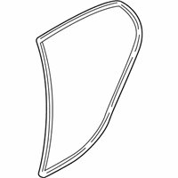 OEM 2002 BMW 525i Right Rear Door Seal - 51-22-9-070-562