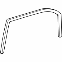OEM 2017 Dodge Charger WEATHERSTRIP-Front Door Glass - 68040038AE