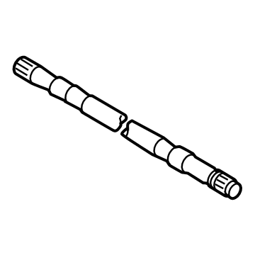 OEM 2021 Nissan Rogue Shaft-Rear Drive, RH - 39204-6RE0A