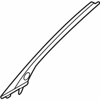 OEM 2008 Nissan Maxima Windshield Pillar Trim - 76911-ZK30B