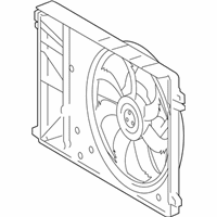 OEM Lexus Fan Assembly, W/MOTOR - 16360-F0010