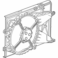 OEM 2013 Chevrolet Sonic Fan Shroud - 95352366