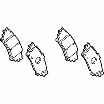 OEM 2020 Toyota Mirai Brake Disc And Pad Kit - 0446647140