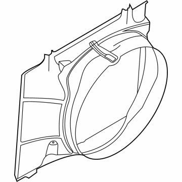 OEM 2018 Ford E-350 Super Duty Fan Shroud - HC2Z-8146-B