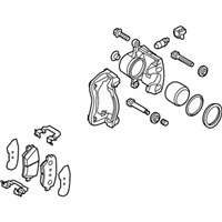 OEM Kia Soul EV Front Brake Assembly, Right - 58130E4000
