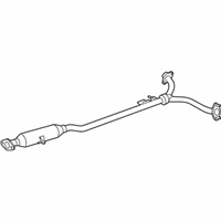 OEM 2015 Lexus ES350 Center Muffler Exhaust Pipe - 17420-0P160