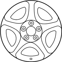 OEM 2000 Lexus GS400 Wheel, Disc - 42611-3A081