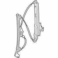 OEM 2016 BMW 535i GT xDrive Rear Left Window Regulator - 51-35-7-197-923