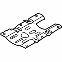 OEM 2017 Nissan Frontier Plate-BAFFLE, Oil Pan - 11114-EA200