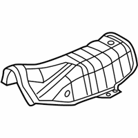 OEM Nissan Versa Note INSULATOR Heat Front Floor - 74751-9MF0A