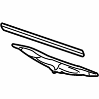 OEM 2005 Chevrolet Impala Blade, Windshield Wiper - 25649713