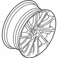 OEM 2021 Lincoln Aviator Wheel, Alloy - LC5Z-1007-C