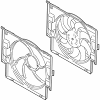 OEM 2016 BMW 328i Fan Housing - 17-42-8-641-963