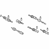 OEM 2020 Hyundai Palisade Shaft Assembly-Drive, RH - 49501-S8450