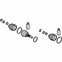 OEM Hyundai Palisade Joint & Boot Kit-FRT Axle WHEE - 49580-S1100