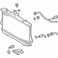 OEM 2010 Toyota Highlander Radiator Assembly - 16041-0V060