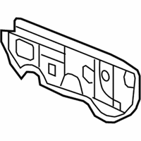 OEM 2014 Honda Pilot Insulator, Dashboard (Lower/Outer) - 74251-SZA-A00